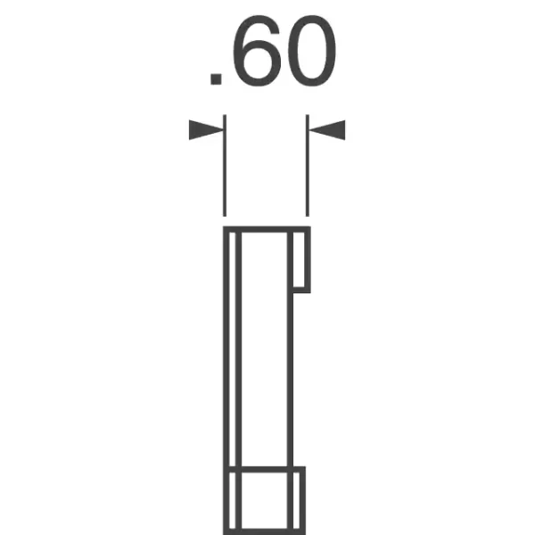 742C163471JP 470 Ohm ±5% 63mW Power Per Element Isolated 8 Resistor Network/Array ±200ppm/°C 2506, Concave, Long Side Terminals - Image 3